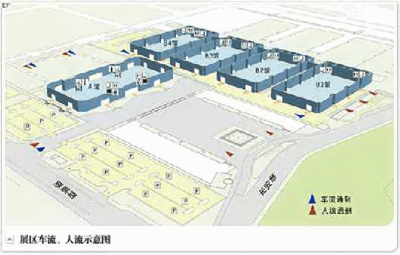 西安曲江國際會展中心場館圖